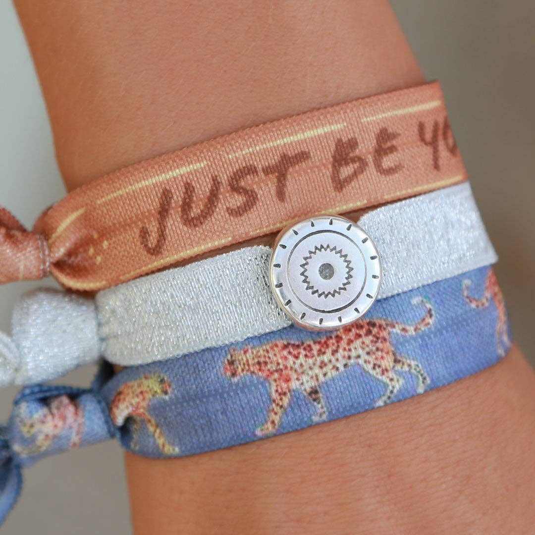 Just be you-Elastiska hårband 3st med smyckedetalj