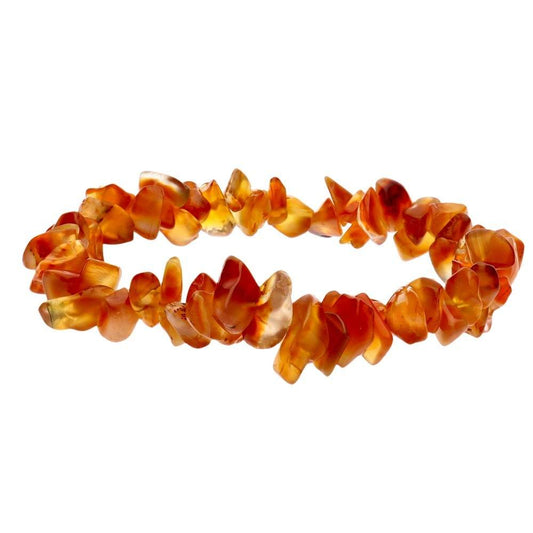 Karneol Chips Armband