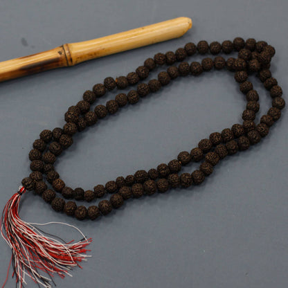 Rudraksha-mala halsband