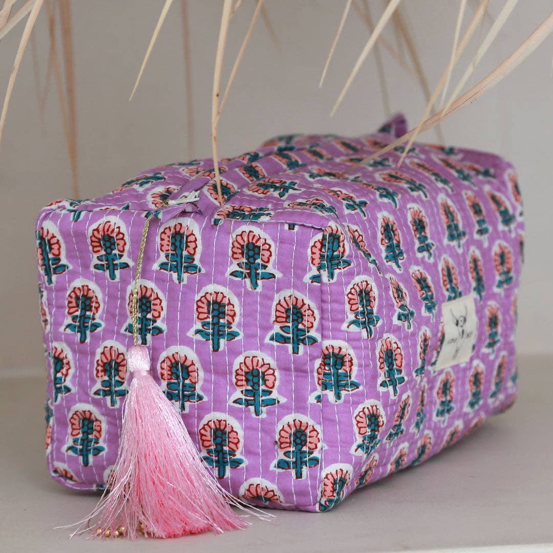 Necessär Fez lila rosa M